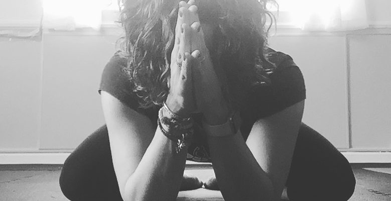 Gretchen schock yoga child's pose prayer